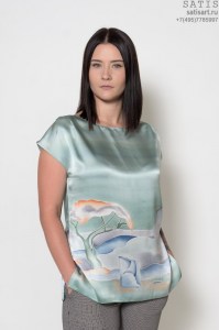 Блуза шёлковая в интернет-магазине Сатис