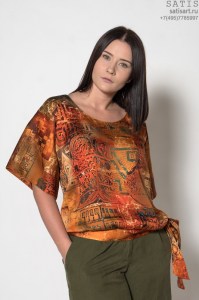 Блуза шёлковая в интернет-магазине Сатис