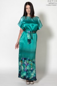 Платье шёлковое купить в интернет магазине Сатис